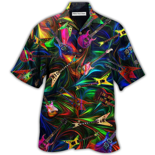 Hawaiian Shirt / Adults / S Guitar Music Electric Guitar Amazing - Hawaiian Shirt - Reefox