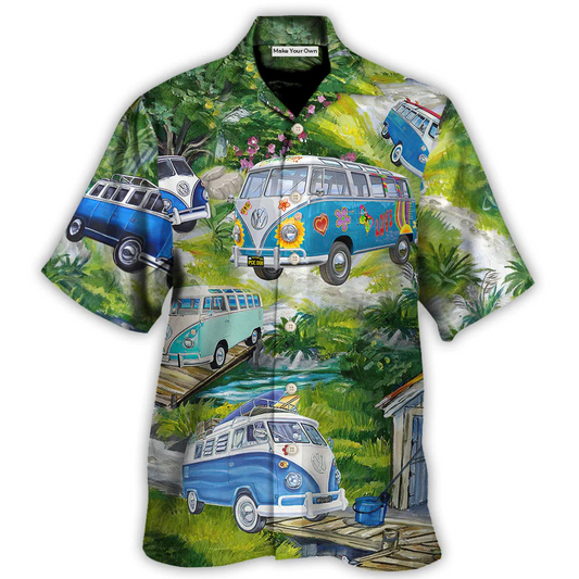Camping Life Is Best When You Are Camping Van - Hawaiian Shirt - Reefox