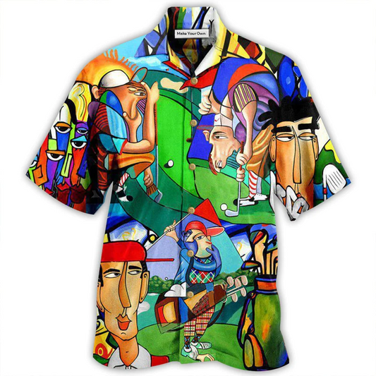 Hawaiian Shirt / Adults / S Golf That's What I Do I Play Golf I Know Thing - Hawaiian Shirt - Reefox