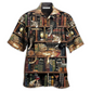 Hawaiian Shirt / Adults / S Book And Cat Sleep - Hawaiian Shirt - Reefox