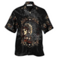 Hawaiian Shirt / Adults / S Native Girl Skull Style Dark - Hawaiian Shirt - Reefox