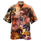 Hawaiian Shirt / Adults / S Horse Spirit Native American - Hawaiian Shirt - Reefox