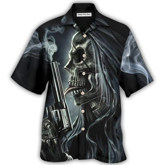 Hawaiian Shirt / Adults / S Skull I'll Put You In The Trunk - Hawaiian Shirt - Reefox