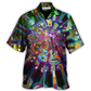 Hawaiian Shirt / Adults / S Hippie Funny Guitar Music Colorful - Hawaiian Shirt - Reefox
