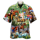 Hawaiian Shirt / Adults / S Horse And Human Funny - Hawaiian Shirt - Reefox