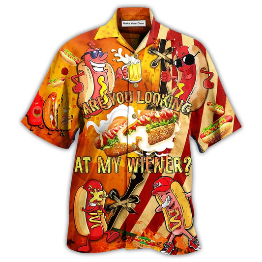 Hawaiian Shirt / Adults / S Food Are You Looking Funny - Hawaiian Shirt - Reefox