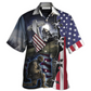 Hawaiian Shirt / Adults / S Veteran Stronger In Jungle - Hawaiian Shirt - Reefox