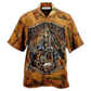 Hawaiian Shirt / Adults / S America Carpenter Vintage Love America - Hawaiian Shirt - Reefox