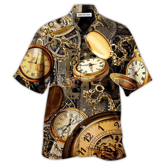 Hawaiian Shirt / Adults / S Watch Love Time - Hawaiian Shirt - Reefox