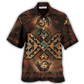 Hawaiian Shirt / Adults / S Native Style Love Peace Old Pattern - Hawaiian Shirt - Reefox