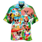 Hawaiian Shirt / Adults / S Jack Russell Terrier Dog Love Beach - Hawaiian Shirt - Reefox