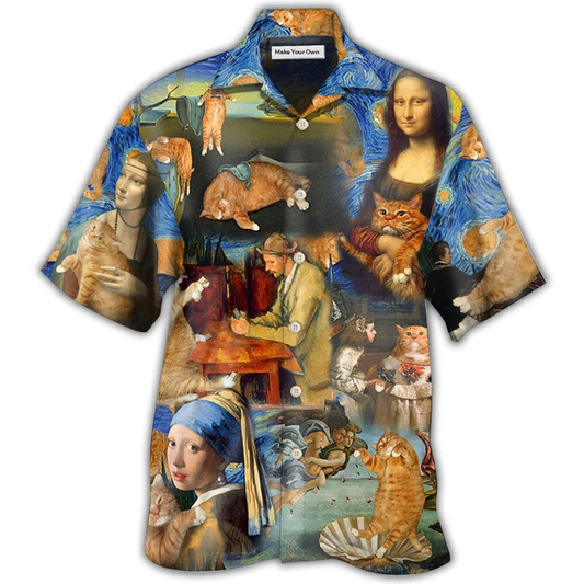 Hawaiian Shirt / Adults / S Cat Lover Art - Hawaiian Shirt - Reefox