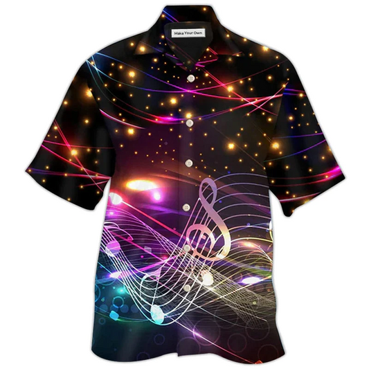 Hawaiian Shirt / Adults / S Music Mysterious - Hawaiian Shirt - Reefox