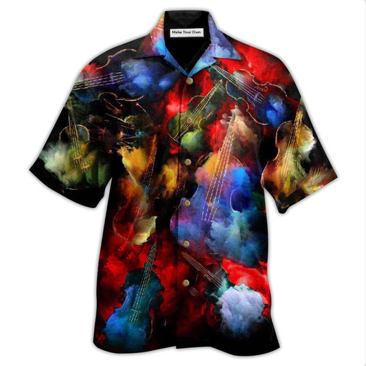 Hawaiian Shirt / Adults / S Violin Music Happiness Is A Thing To Be Practiced Like Violin - Hawaiian Shirt - Reefox