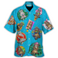Beach - Cat Sunbathing Sunshine Good Times And Tan Lines - Hawaiian Shirt