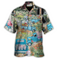 Hawaiian Shirt / Adults / S Truck Delivery Happiness Flower Around Town - Hawaiian Shirt - Reefox