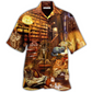 Hawaiian Shirt / Adults / S Book Happiness Is A Good Book And A Cat I'm So Happy - Hawaiian Shirt - Reefox