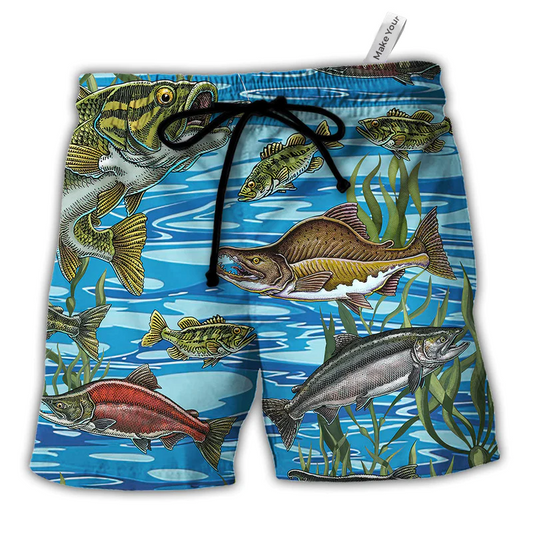 Fishing May The Fish Be With You - Beach Short Reefox