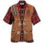 Hawaiian Shirt / Adults / S Cowboy Santa Christmas Vintage Style - Hawaiian Shirt - Reefox