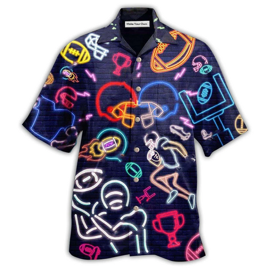 Hawaiian Shirt / Adults / S American Football Play Like A King - Hawaiian Shirt - Reefox