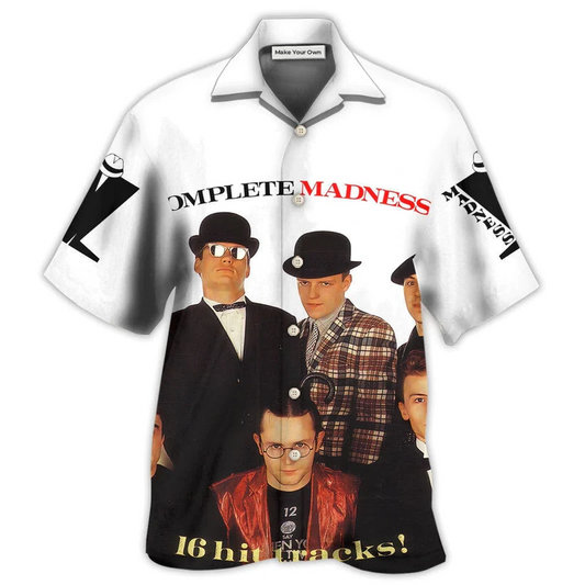 Hawaiian Shirt / Adults / S Music Complete Madness - Hawaiian Shirt - Reefox