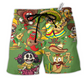 Beach Short / Adults / S Food Love Mexican Culture Cute Colors - Beach Short Reefox - Owls Matrix LTD