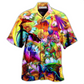 Hawaiian Shirt / Adults / S LGBT Dragon Keep Calm And Pride On - Hawaiian Shirt - Reefox