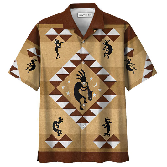 Hawaiian Shirt / Adults / S Native Style Love Peace Classic Pattern - Hawaiian Shirt - Reefox
