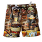 Beach Short / Adults / S Wine Happiness Is Wh-Key - Beach Short Reefox - Owls Matrix LTD