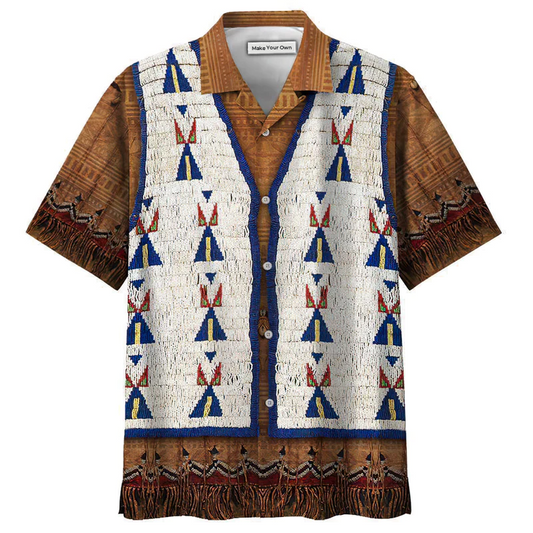 Hawaiian Shirt / Adults / S Native Love Simple Peace Pattern - Hawaiian Shirt - Reefox