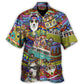 Hawaiian Shirt / Adults / S Dogs Love Cool Life Style - Hawaiian Shirt - Reefox