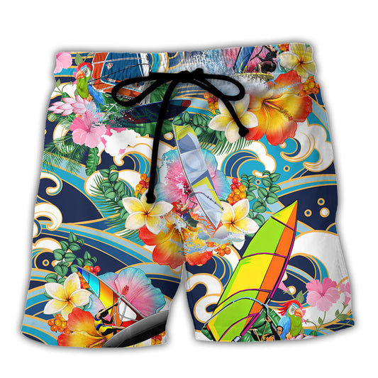 Windsurfing Sorry I Can't Windsurfing Is My Attention - Beach Short Reefox