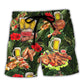Barbecue Funny BBQ Beer Once You Put My Meat In Your Mouth You're Going To Want To Swallow - Beach Short