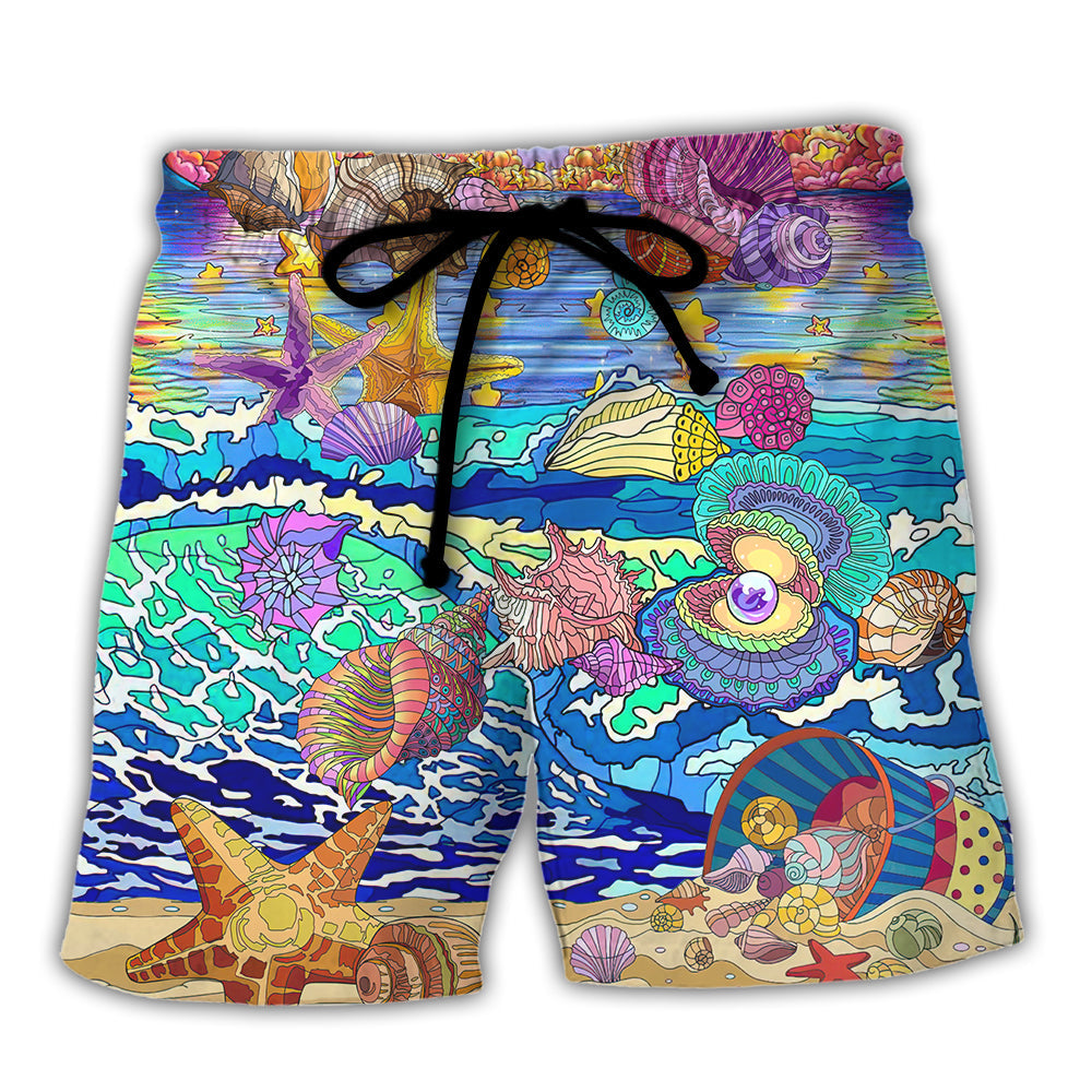 Beach I Would Rather Have Seashells Than Snowflakes - Beach Short