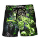Skull I'm Never Alone My Demons Are With Me 247 - Beach Short Reefox