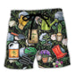 Gardening My Plants Are Rooting For Me Vintage Art - Beach Short Reefox