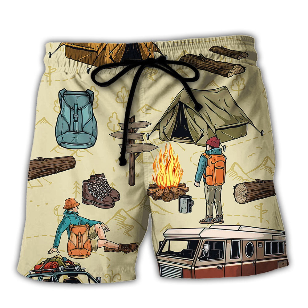 Camping Actually I'm Not Always Camping Sometimes - Beach Short Reefox