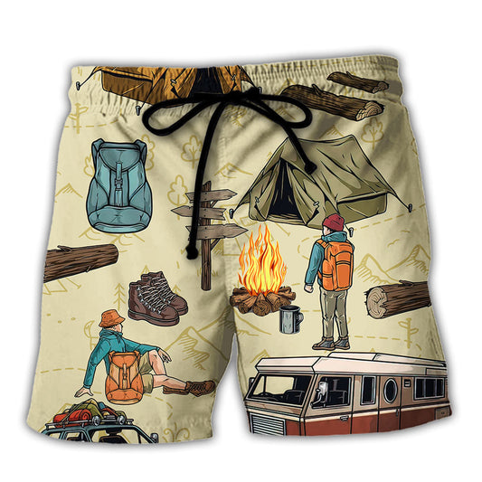 Camping Actually I'm Not Always Camping Sometimes - Beach Short Reefox
