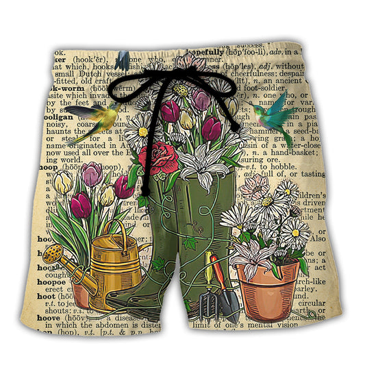 Gardening Into the Garden I Go to Lose My Mind Find My Soul - Beach Short Reefox