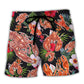 Lobster Queen Of The Ocean Tropical Vibe Amazing Style - Beach Short Reefox