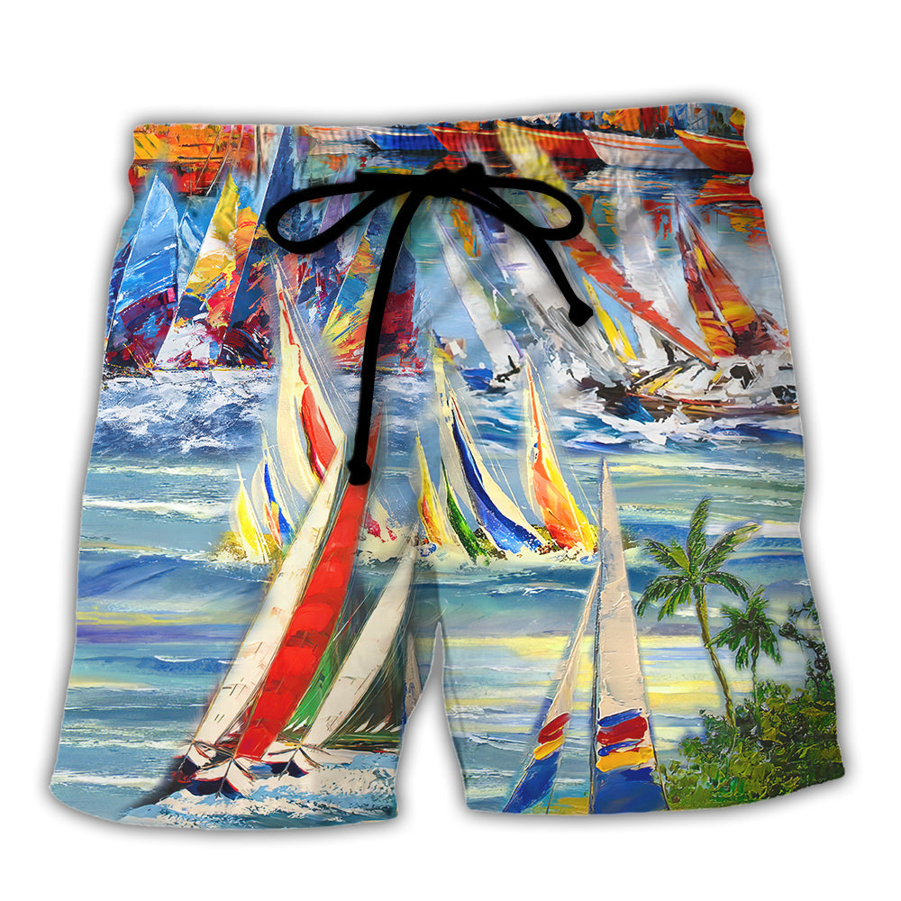 Sailing Every Time I Slip Into The Ocean, It’s Like Going Home - Beach Short Reefox