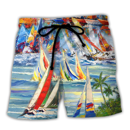 Sailing Every Time I Slip Into The Ocean, It’s Like Going Home - Beach Short Reefox