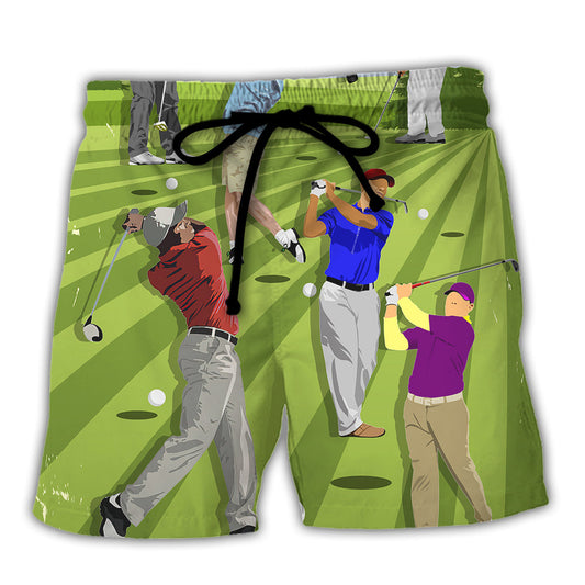 Golf It Takes A Lot Of Balls To Golf Like I Do Funny Quotes Lover Golf - Beach Short Reefox
