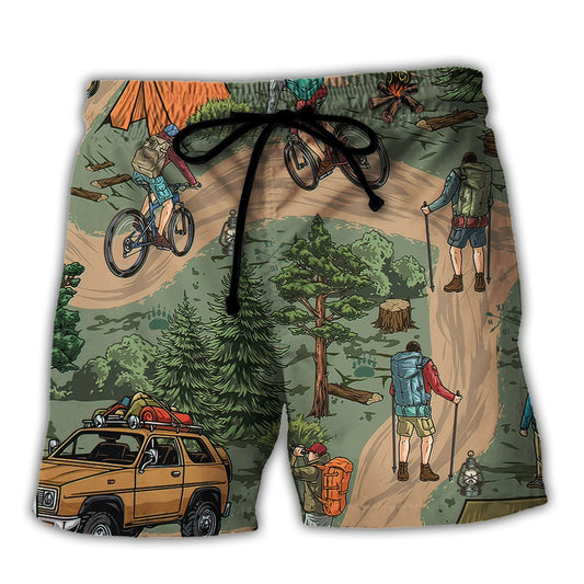 Camping If I'm Drunk It's My Camping Friends Fault - Beach Short Reefox