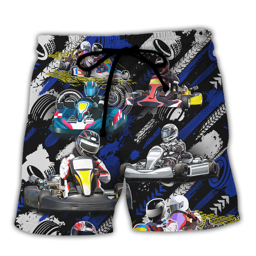 Karting Don't Be Jealous Just Because You Can't Go Karting Like Me - Beach Short Reefox