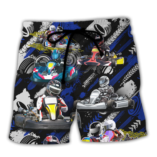 Karting Don't Be Jealous Just Because You Can't Go Karting Like Me - Beach Short Reefox