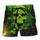 Skull I'm A Nice Person So If I'm An Asshole To You You Need To Ask Yourself Why - Beach Short Reefox