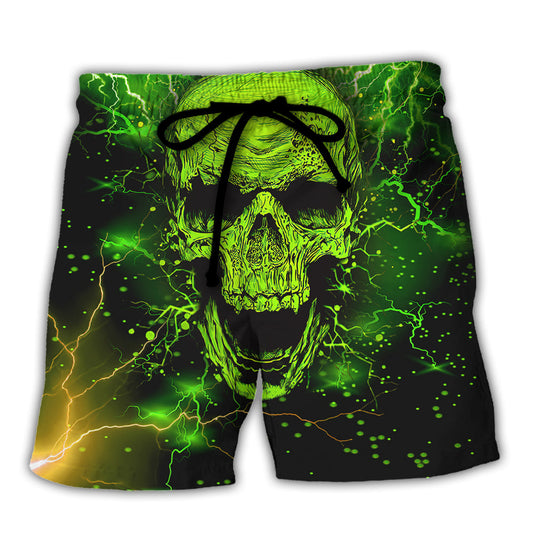 Skull I'm A Nice Person So If I'm An Asshole To You You Need To Ask Yourself Why - Beach Short Reefox
