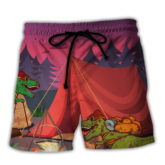 Camping Some People Wait Their Whole Lives To Meet Their Camping Buddy I Married Mine - Beach Short Reefox