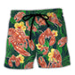 Lobster What Happened When The Crustacean Funny Quote Tropical Vibe Amazing Style - Beach Short Reefox